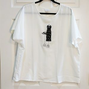 Vintage 80s 90s Blair Boutique Blouse